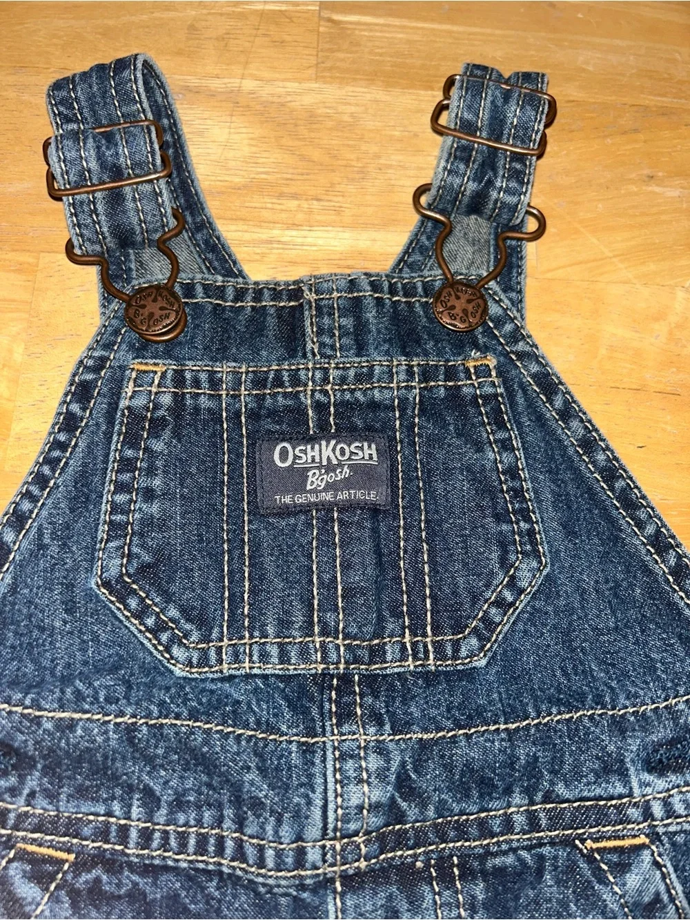 Baby 6 months Jeans denim overalls 100 cotton boy girl unisex